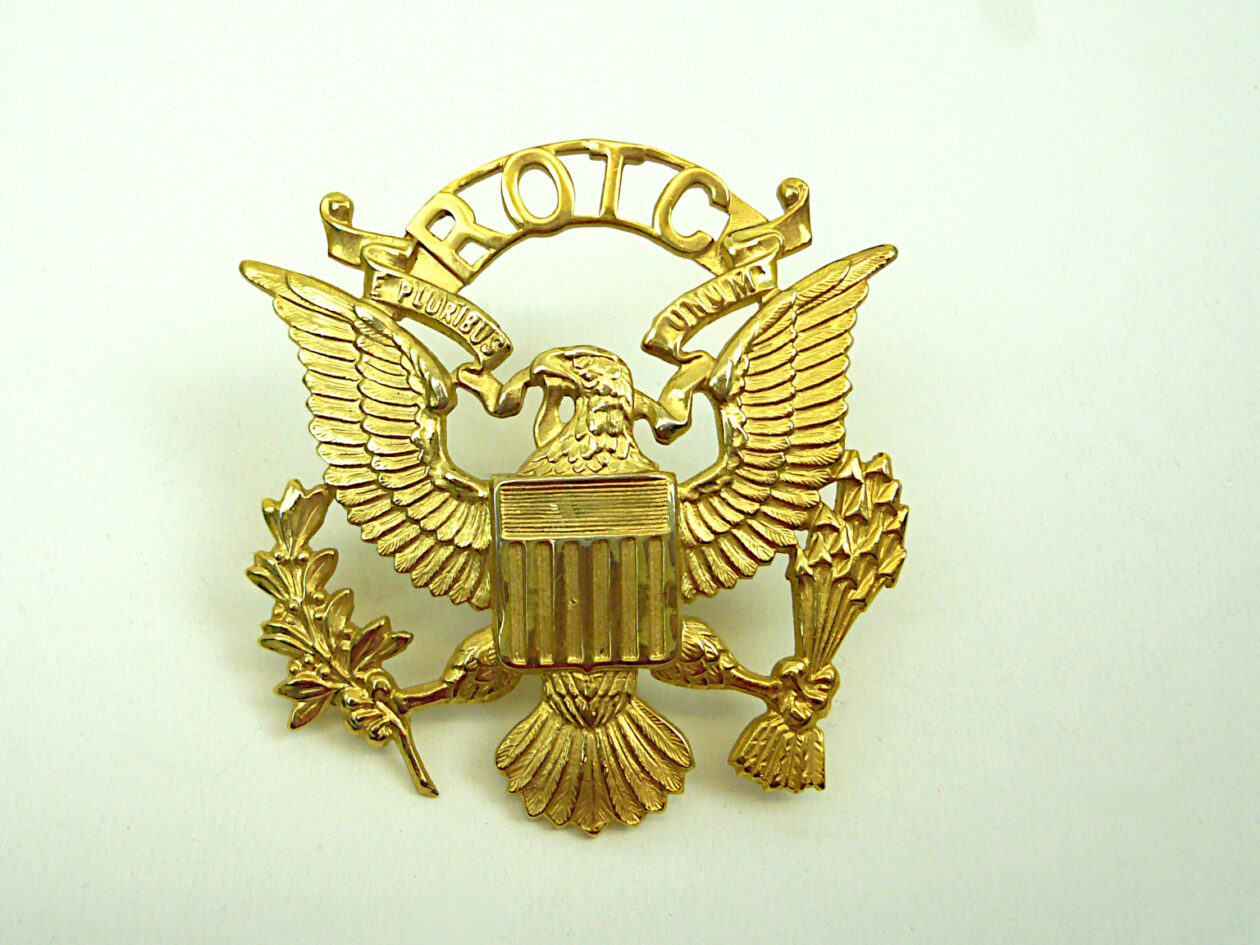 U.S. R.O.T.C. Officers Cap Badge | Comrades